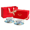 Vidsel bone china coffee cup and saucer set wedding gift for newlyweds souvenir high-end couple cup gift box wedding gift
