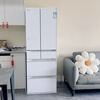 Hitachi (HITACHI) 540L multi-door refrigerator imported from Japan with large capacity dual cycle vacuum preservation automatic ice making dormancy preservation crystal white R-HW540RC national subsidy