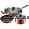 SUPOR pot set, non-stick wok, frying pan, soup pot, three-piece set, induction cooker, universal kitchenware set TP1628E