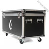 Chengjia (CHENGJIA) customized flight case customized aluminum alloy box customized instrument box trolley box equipment box tool box exhibition box 70*60*60 outer diameter with wheels black