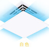 Kewu Central Air Conditioning Windshield Square Anti-cold Wind Direct Blowing Office Ceiling Machine Ceiling Wind Guide Wind Shield White 45x45x0.1cm