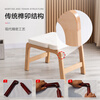 Boluo Multifunctional Yoga Inversion Stool Wooden Professional Core Strength Assist Chair Home Fitness Artifact Imported Oak White