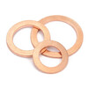 Jinchao national standard pure copper full copper gasket marine watch seal copper round screw metal flat washer M3-M60mm M12*16*1.5 (10 pieces)