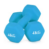 Chengyue color dipped dumbbells for men and women home fitness and shaping equipment combination set 4kg*2 light blue CY-529