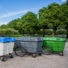 660 liters trash can outdoor sanitation garbage cart trolley extra large garbage transfer box 1200L1100L400 thickened 660 liters trash can green thickened 660 liters trash can green