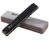 Guoguang Shanghai Guoguang harmonica 24-hole polyphonic A/B/C/D/E/F/G/rising 12-key set for male and female beginners and adults 24-hole #A key = B-flat polyphonic black gift bag