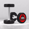 Ames pure steel dumbbell set combination men's fitness home professional pair of rubber-coated dumbbells one-piece gym fixed 2.5KG