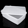 Wenstan WW-121 plastic crisper box with lid rectangular kitchen hotel large capacity crisper box sealed storage box commercial C1 (11L)
