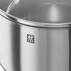 Zwilling Nova24 soup pot stew pot + 24cm double-ear steamer glass lid steamer glass lid steamer 24cm