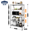 Wenna kitchen rack floor-standing large-size stainless steel microwave rack storage rack shelf rack Z4814