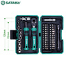 SATA 38-piece ratchet wrench set riding tool box screwdriver set tool box motorcycle maintenance 05498