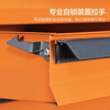 Corini Tool Cart Auto Repair Cart Cold-rolled Steel Combination Lock Drawer Tool Box Storage Cabinet Orange Gray Color ZKX-713H Can Be Customized
