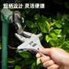 Deli bathroom adjustable wrench water pipe labor-saving wrench large opening adjustable wrench short handle adjustable wrench household multi-function