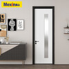 Mexin wooden door wood composite environmentally friendly paint modern simple indoor glass door kitchen and bathroom door custom size N122