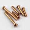 Test-GB867 copper semi-circle rivet semi-circle head red copper rivet round cap solid copper rivet M2M2.5M3M4M5 2*3 100 pieces
