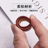 Genuine cowhide watch strap for women for Citizen Eco-Drive EM0550/0553 protruding needle pattern bracelet 16mm dark red-rose gold pin buckle 16*10*14mm