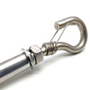 Wenzhi m8 stainless steel expansion screw bolt hook screw 304 hook manhole cover mesh manhole mesh with hook M8-with spring expansion hook (price of 2)