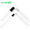 5MM 3MM infrared receiving tube + infrared transmitting tube infrared transceiver diode pair tube F3 F5 various 3MM infrared transmitting tube + infrared receiving tube (5 pcs)