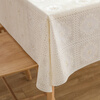 Qinmei tablecloth waterproof, oil-proof and anti-scalding PVC cloth simple tablecloth tablecloth table mat 140*180cm NR09 meters
