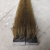 PVC industrial brush strip dust-proof nylon plastic brush industrial long and short hair soft and hard bristle strip brush row brush 100*30*15*30 three rows of hair