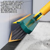 Bathroom floor scrubbing floor brush artifact bathroom floor seam brush tile long handle hard bristled toilet cleaning small V-shaped random color non-scratching brush