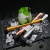 Bar Soul Stainless steel mash stick Ice hammer crushed popsicle Lemon mint leaf crush stick Mojito cocktail mash stick Extended classic style Original color
