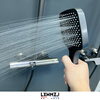 LXWMZJ brand/ideal minimalist design three functions three water outlets constant temperature shower head gun gray constant temperature model