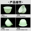 Fu Guan disposable tea cup Kung Fu tea thickened high temperature resistant emerald green high-end tea cup food grade tea cup 60ml emerald green-tea cup 500 + 1 storage cup holder