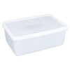 Wenstan WW-121 plastic crisper box with lid rectangular kitchen hotel large capacity crisper box sealed storage box commercial C1 (11L)