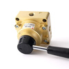 PUEKA pneumatic cylinder air valve switch manual valve HV-02 three-position four-way pneumatic manual rotary valve HV-03