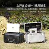 Translator Trolley Case Top Opening Luggage Women's Thickened Anti-Scratch Suitcase Men's Tool Box Password Boarding Red Wine Box PC Top Opening Aluminum Frame - Black 18 Inch 1-5 Days (Large Capacity Boarding Case)