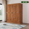 Xinshiya modern Chinese style ebony wood wardrobe combination two, three, four and five door wardrobes with top cabinets whole house custom wardrobe cabinets three door wardrobes with top cabinets