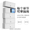 Yuanzu iron filing cabinet split five-section cabinet filing cabinet economic model 850*390*390 0.4 thick (single price)