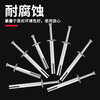 Jinchao expansion screw American large-head explosive bolt driven into percussion fast nail pull-out fixed internal expansion nail 6*40mm (200 pieces) + drill bit
