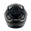 LS2 new motorcycle helmet quarter helmet electric moped four seasons large tail wing large size men and women half helmet OF608 black gray silver phantom 3XL (recommended 61-62CM)