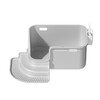 POPOCOLA giant cat litter box extra large semi-enclosed fully open splash-proof Maine giant extra large cat toilet giant cat litter box 82*47 full set