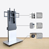 SANPUDA mobile TV stand (55-120 inches) is suitable for Seewo Honghe Haoli Huawei Xiaomi conference education machine universal floor cart base hanging TV stand cart conference teaching high-end D model 55-86 load-bearing 150KG