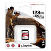 Kingston 128GB SD memory card U3 V90 8K camera memory card high-speed SD card large card reading speed 300MB/s writing speed 260MB/s
