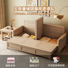 Dayehe Maple sofa bed Nordic style ash solid wood sofa bed small apartment foldable sofa bed multi-functional storage 2.13 meters sponge type storage sofa bed