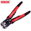 Robin Hood (RUBICON) automatic wire stripping pliers 0.2-6 square meters wire stripping pliers multi-functional wire cutting pliers terminal crimping pliers stripping T-shaped wires RKY-665 adjustable stripping length/multi-port crimping (made in Taiwan)