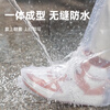 Banzheni disposable rainproof shoe covers for men, women, adults and children, anti-slip rain boots, thickened high-tube long-tube plastic shoe covers, 30 pieces