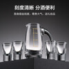 Made in Tokyo, liquor dispenser, gold-marked wine cup, liquor cup, wine set, gift box set, 6 pots, 8 cups