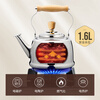 Botis Botis high quality stainless steel kettle gas gas induction cooker universal whistle household kettle N5 type single bottom kettle (with spout cover) 2.5L