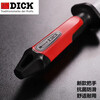 F.DICK Dick knife sharpening stick, medium grain, ultra-fine grain, butchery meat joint knife stick, red handle 7317130