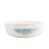 Pinjude light luxury bone china bowl with lid for preservation, steamed egg bowl, household water-proof stew bowl, ceramic microwave instant noodle bowl, lunch box, soup bowl, Lanyan 4-inch preservation bowl with lid