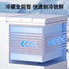 AUCMA 402 liter household commercial freezer double box dual temperature freezer top door refrigeration freezer chest refrigerator refrigeration full copper tube BCD-402CNE 402L