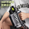 Aweizhixiang Water Cup Large Capacity Summer Sports Bottle Boys Ton Bucket Space Cup Dayton Bucket Big Belly Cup Sports Black Can Hold Boiled Water Handle Model 3L