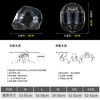 Tank motorcycle helmet T270 open-face helmet 3C certified dual lens four-season anti-fog riding helmet sub-black XL