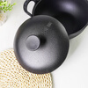 Xiaoxing cast iron Xiaoxing Yuanbao pot special cast iron lid thickened uncoated with micro-pressure household flat iron lid 23cm special iron lid 23cm Yuanbao pot