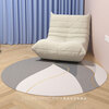 LULUDANY round carpet computer chair gaming chair rocking chair wooden floor protection pad living room bedroom swivel chair protection pad Trend Bear diameter 80CM